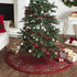Imperial Design Hand Beaded Christmas Tree Skirt on Red - Large - 60" - ARCADIA HOME